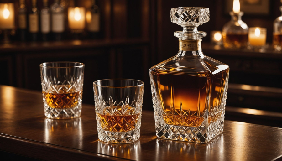 Einzigartige Kristallkaraffe für whisky geschenkideen